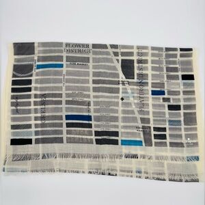 Kate Spade new york map scarf